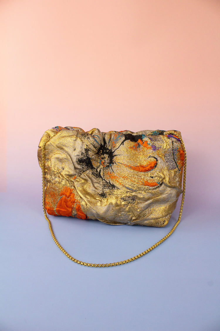 Bolso de fiesta dorado