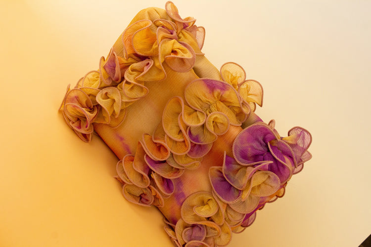 Bolso de invitada flores