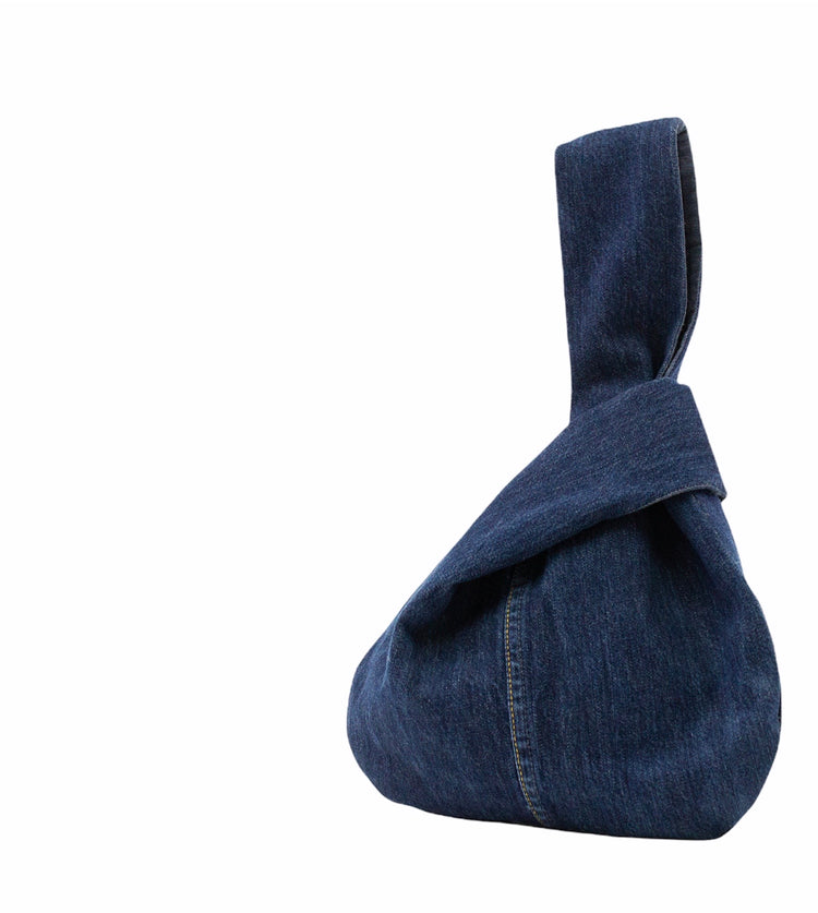 Bolso de mano nudo MIRV Blue