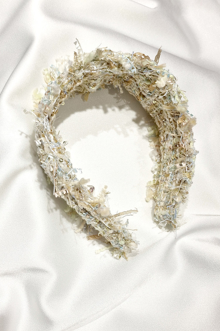 Diadema de tweed