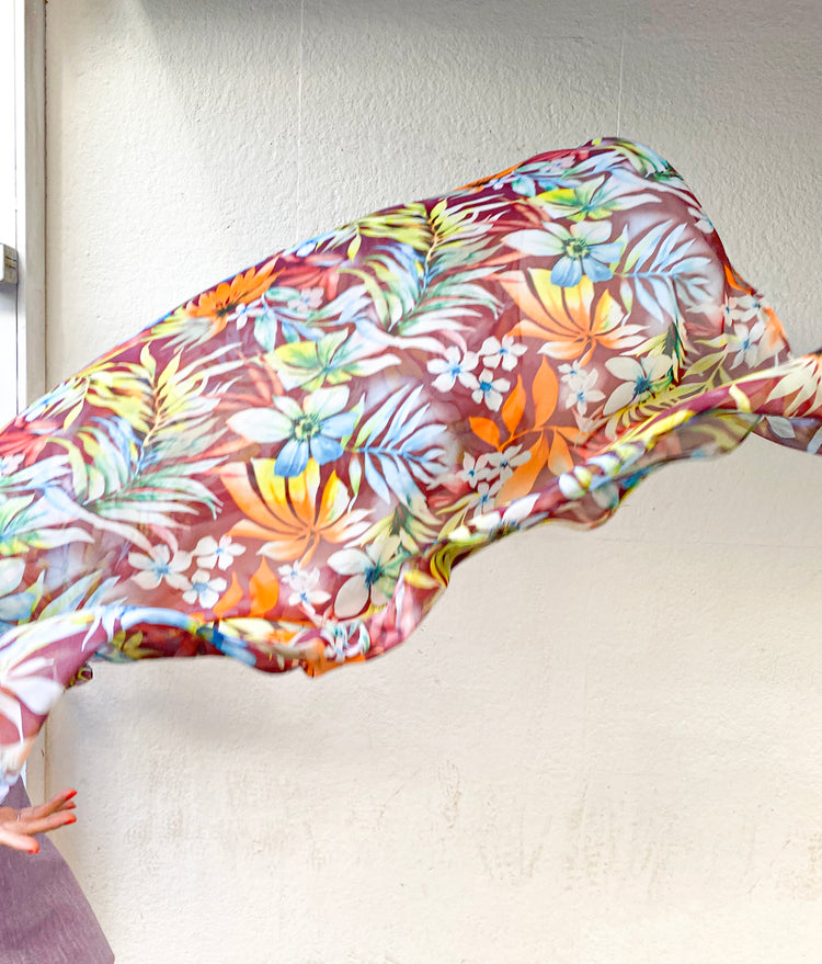 Pañuelo de flores