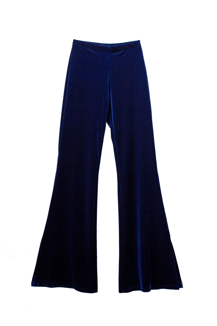 Pantalon terciopelo campana Genova azul