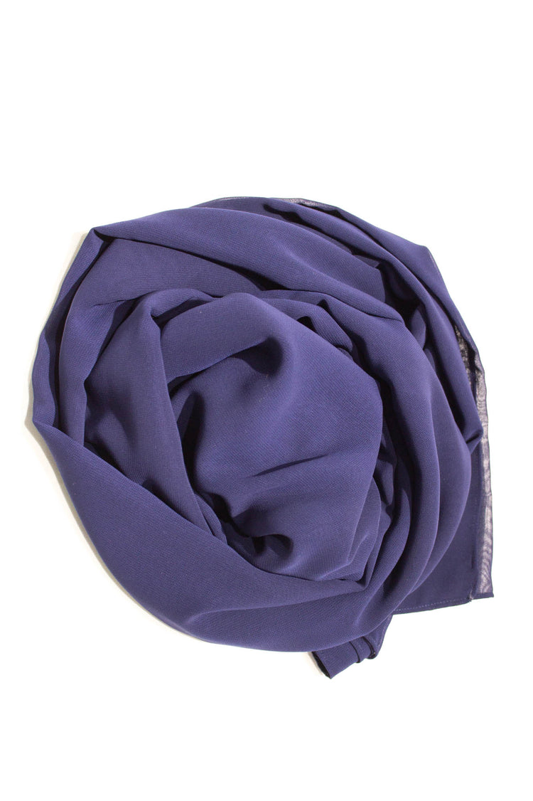 Pañuelo de gasa en azul