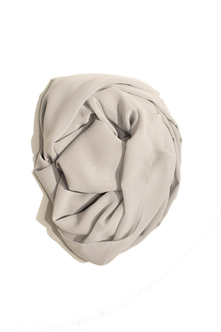 Pañuelo de gasa en gris