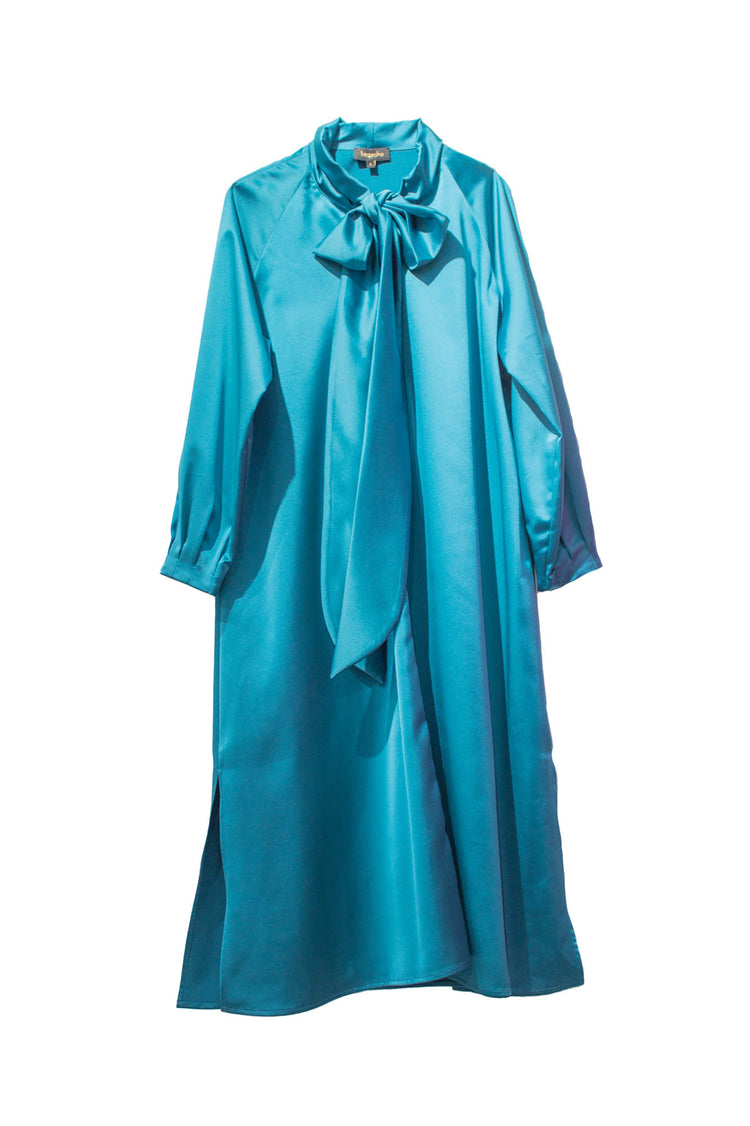 Vestido midi lazo Roma verde