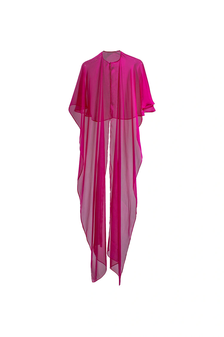 Capa seda rosa