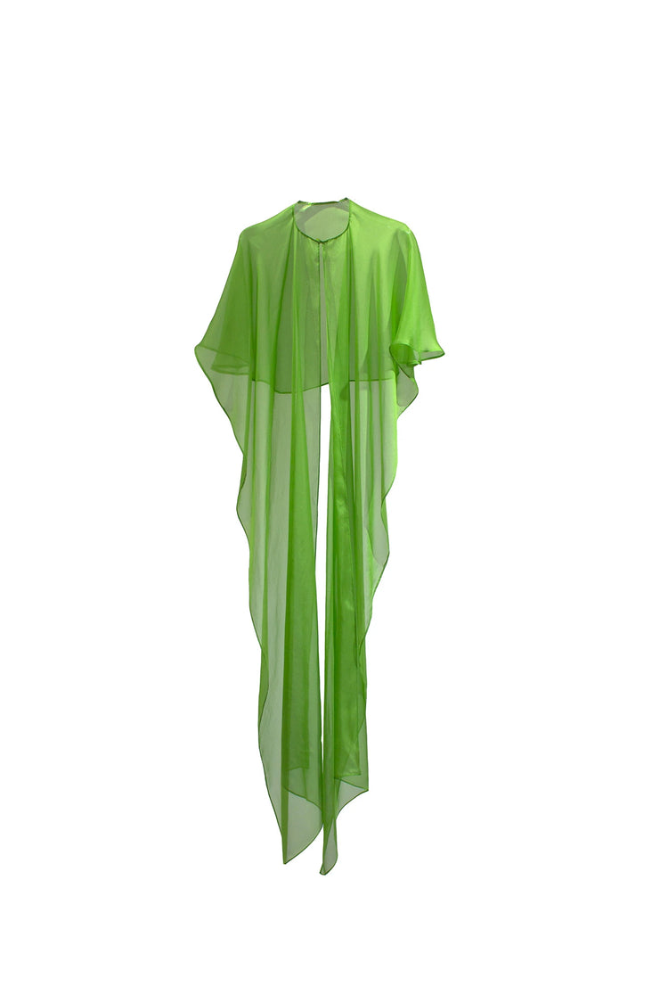 Capa seda verde