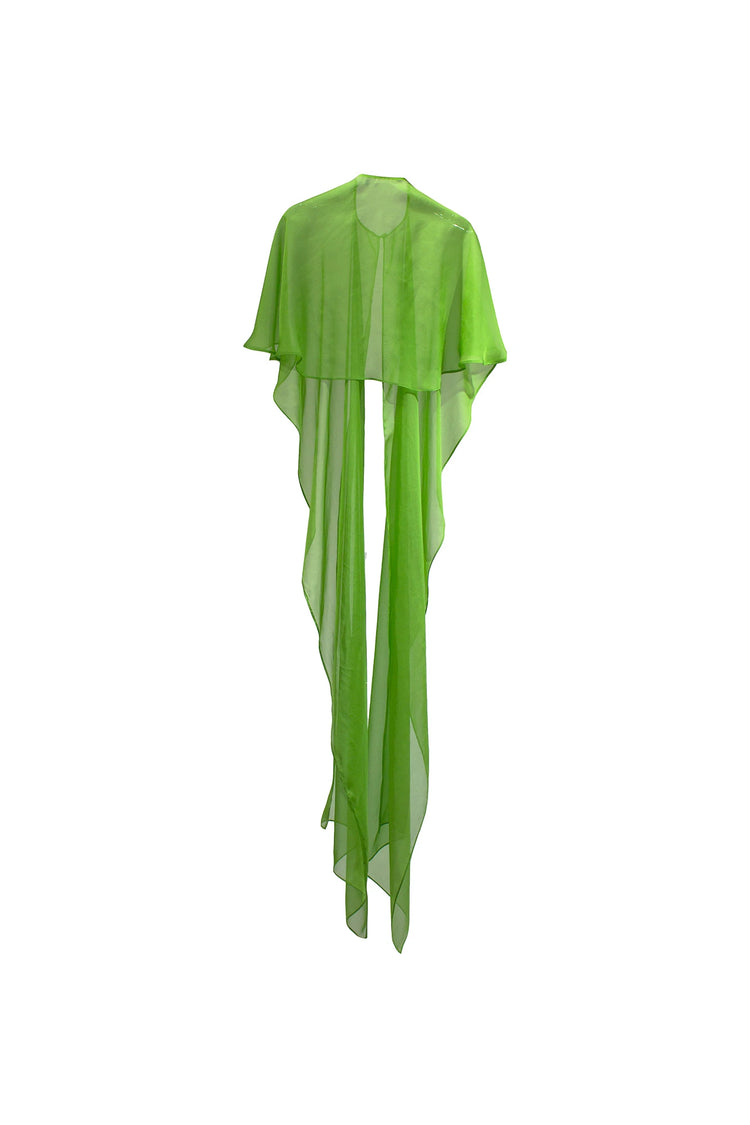 Capa seda verde